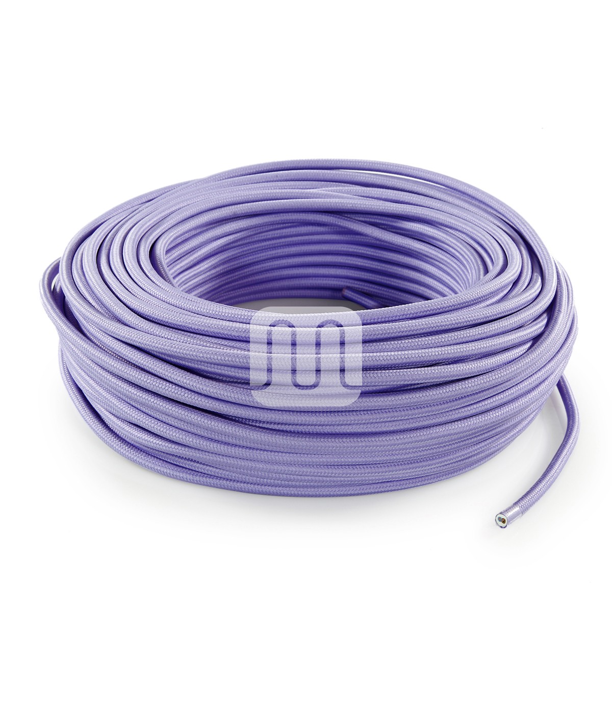 Câble électrique flexible rond gainé de tissu coloré Lille