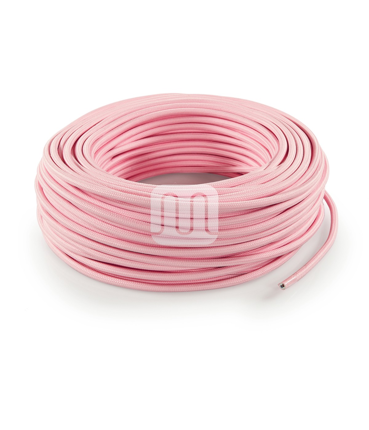 câble textile coloré