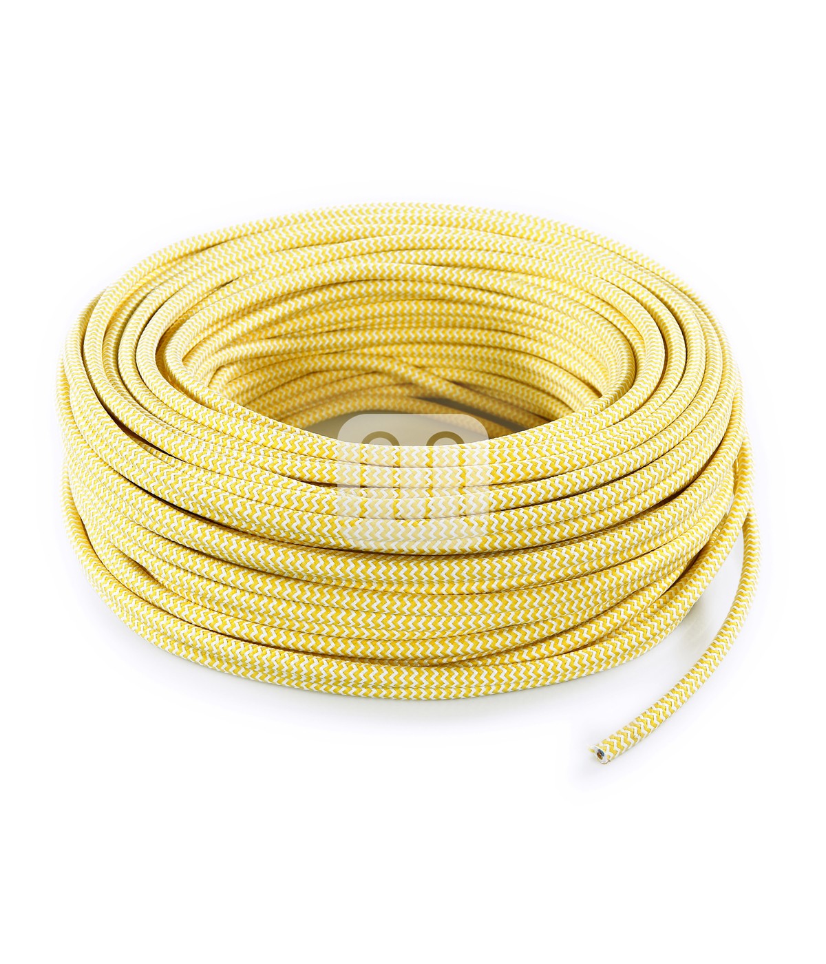 Câble électrique flexible rond gainé de tissu