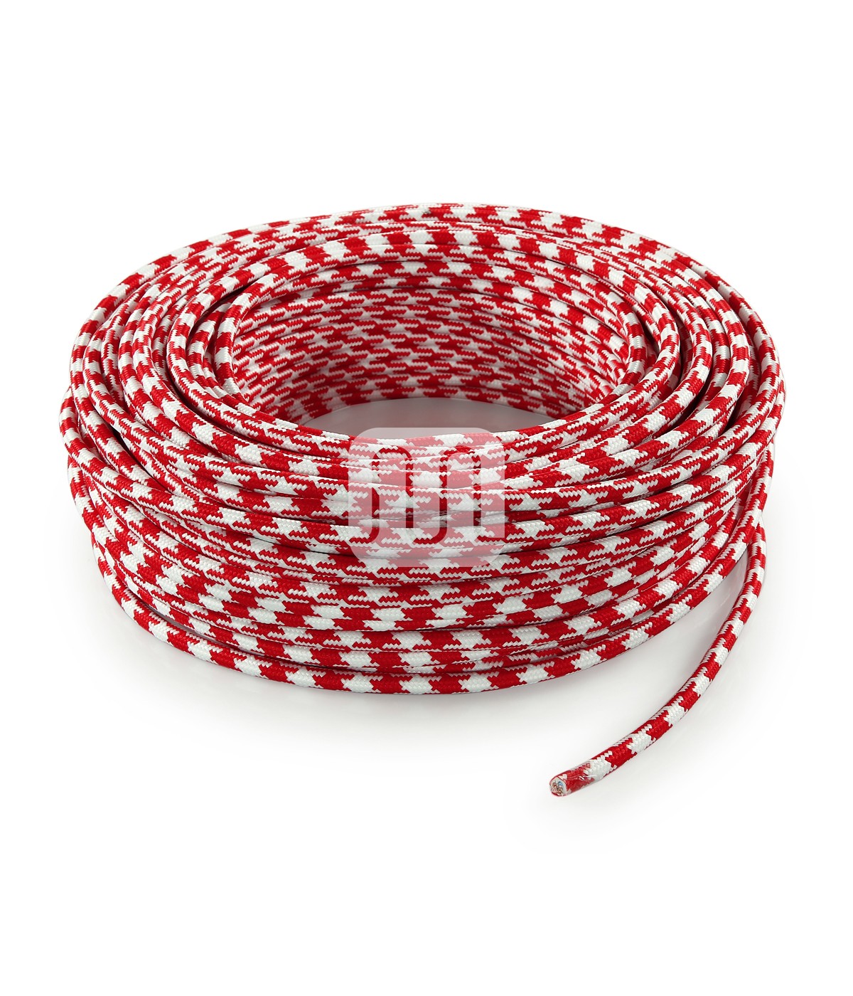 cavi elettrici rivestiti in stoffa colorata