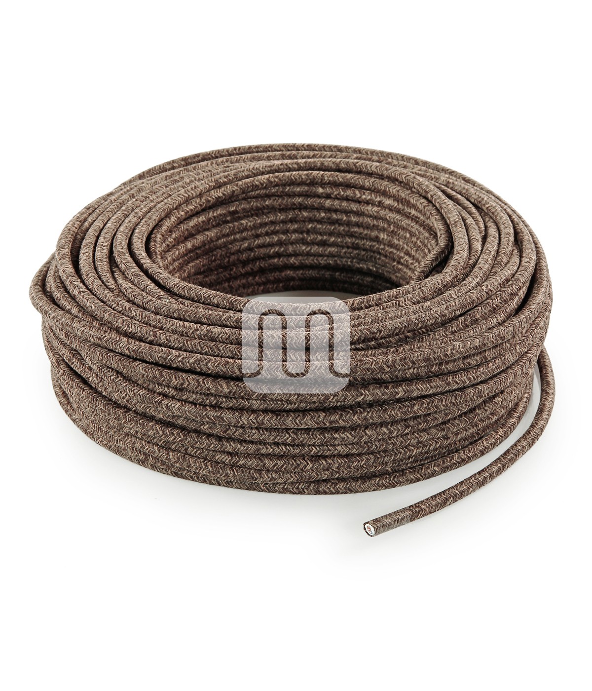 câbles électriques recouverts de tissu
