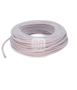 câbles électriques ronds gainés de tissu coloré
