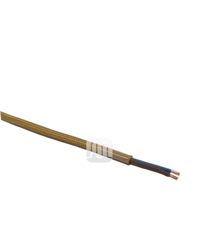 Câble textile plat - Or TO68 2