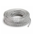 Câble électrique torsadé gainé de tissu coloré