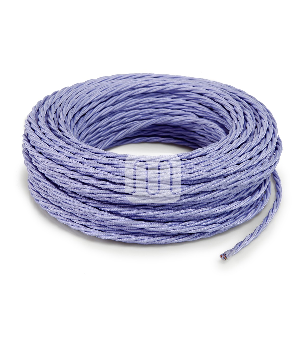 câbles électriques recouverts de tissu