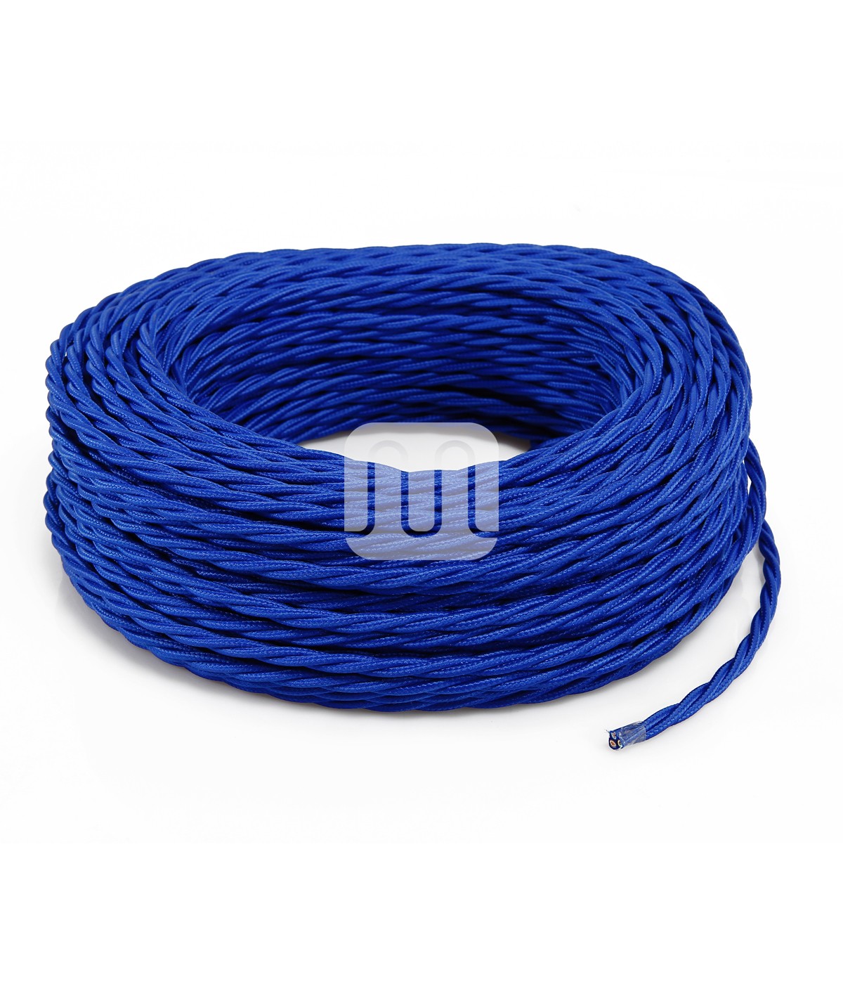 Câble électrique torsadé gainé de tissu coloré