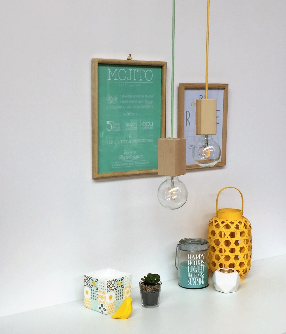 câbles textiles pour lampes à suspension