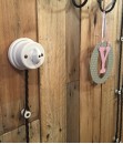 Interrupteur/Déviateur rotatif en porcelaine blanche