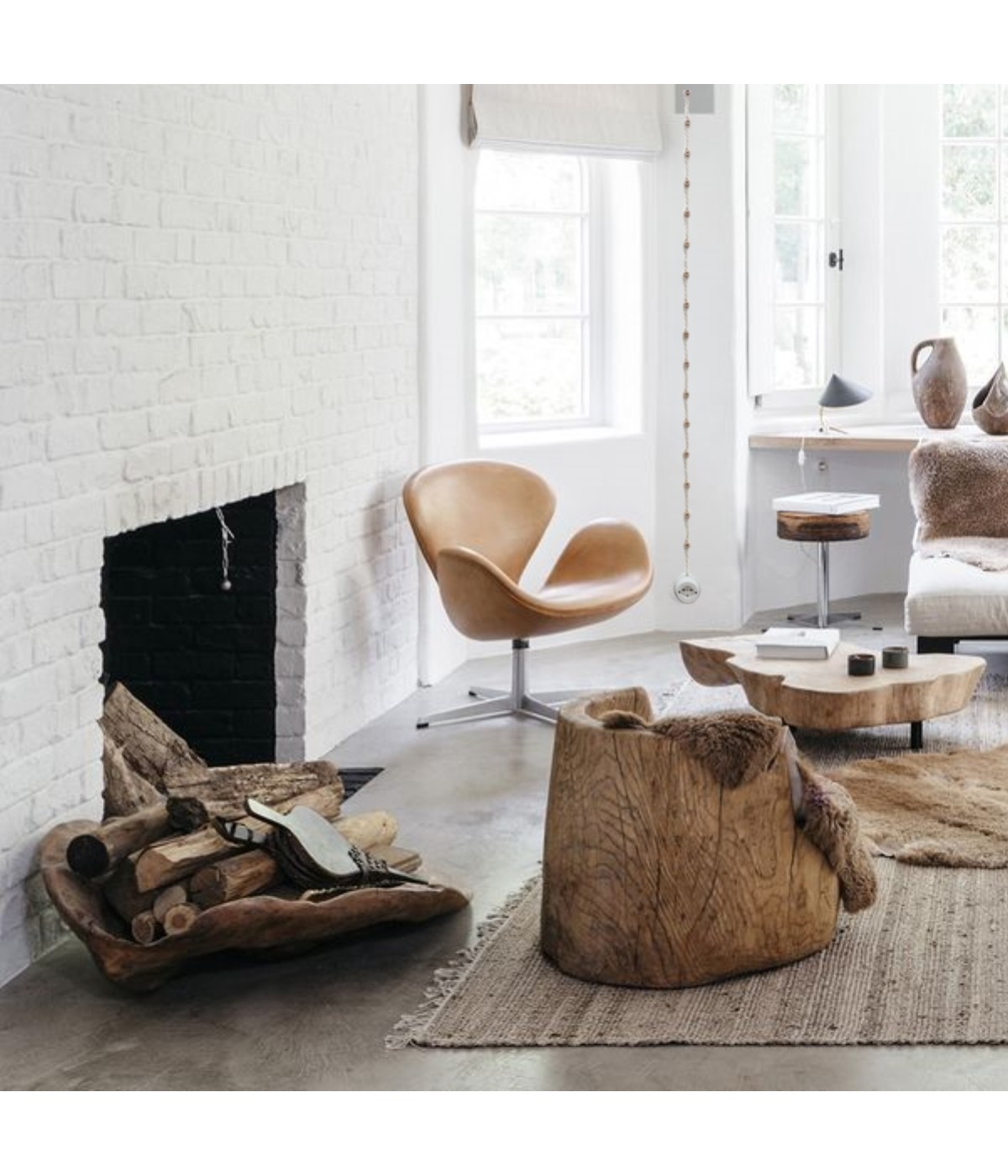 Prise universelle en porcelaine blanche
