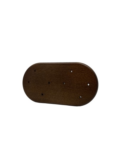 Base double en bois de noyer
