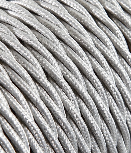 câbles tressés apparents
câbles électriques tressés apparents
câble électrique tissé
câbles tressés recouverts de tissu