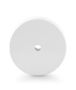 Pavillon ronde en métal blanc Ø 10 cm avec 1 trou