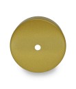 Gold metal ceiling rose with 1 hole