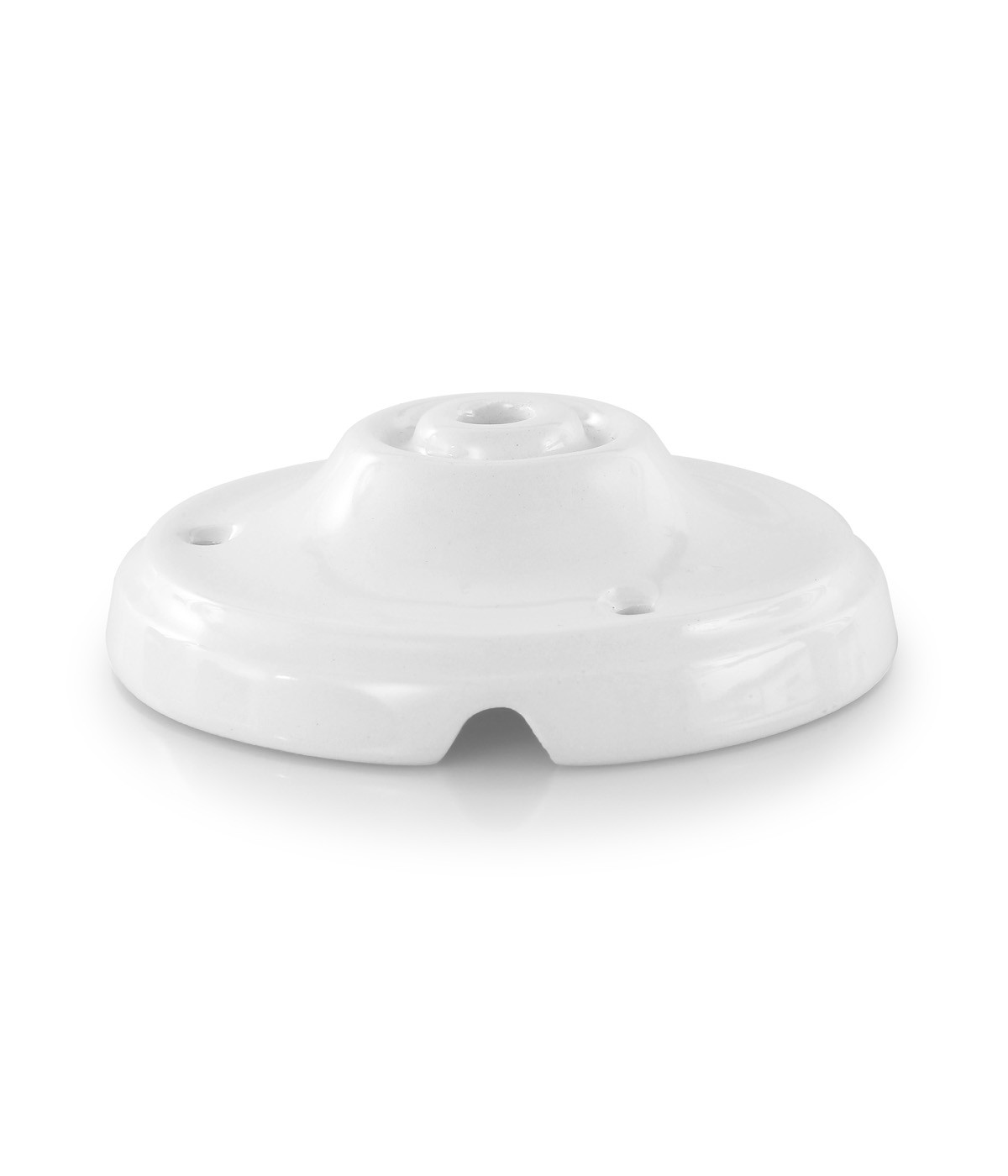 White porcelain ceiling rose vintage style