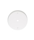 Plastic white round ceiling rose 1 hole