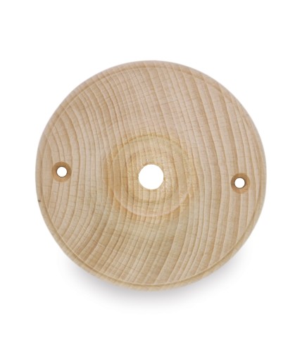 Vintage wood ceiling rose