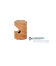 decentratore a gancio in legno