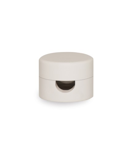 White fairlead in plastic