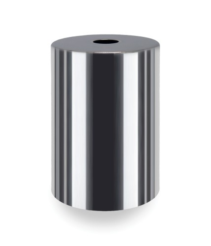 Chrome metal E27 lampholder