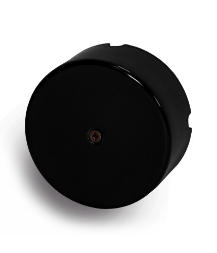 Scatola di derivazione Ø 100mm in porcellana nera