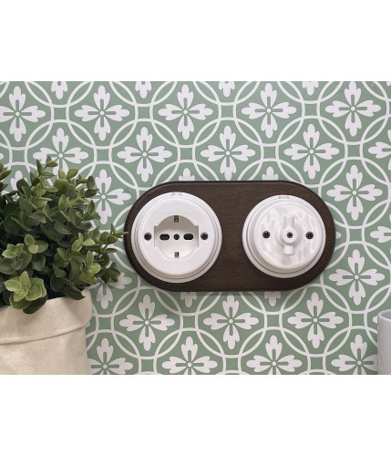 Double base in nut wood 2