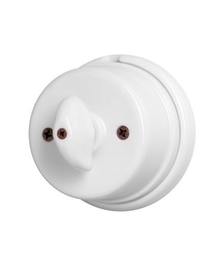 Porcelain rotary switch White