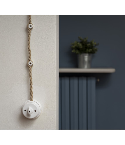 Porcelain rotary switch White 2