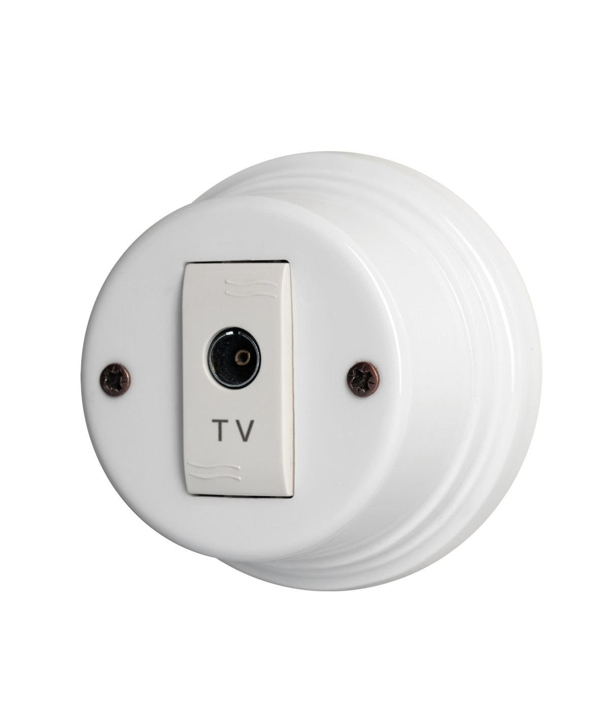 presa tv in porcellana