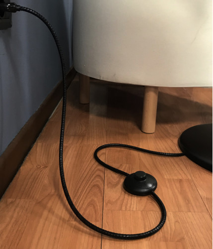 cavo tessile in pelle nera 2