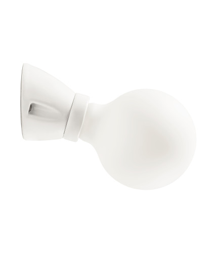 Wall lamp holder inclined porcelain E27 white