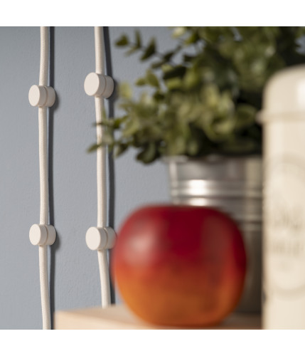 Passe-câble en plastique blanc 2