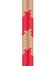CAVO TESSILE PERSONALIZZATO - TRAMA 1 BASE TO57
