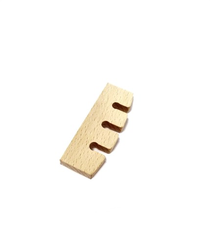 Cable adjuster comb in wood