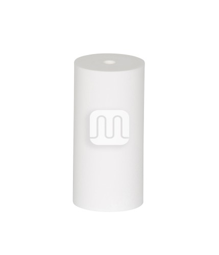 Cache cylindrique en plastique blanc